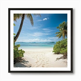 An Expansive Island Coastline Under A Tropical Climate A Barren And Serene Landscape Of Sand Dunes 2 1 Art Print