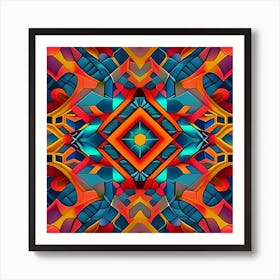 Abstract Psychedelic Pattern 8 Art Print