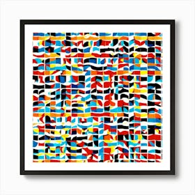 Mosaic Pattern Art Print