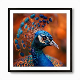 Peacock 3 Art Print