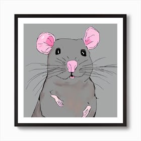 MSPaint Rat #2 Poster