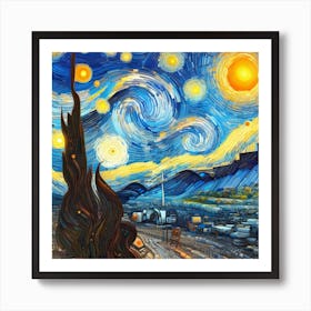 Starry Night 1 Art Print