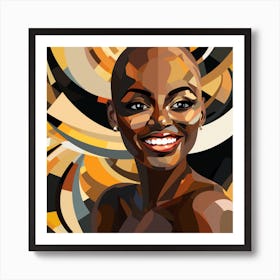 Portrait Of African Woman 3 Art Print