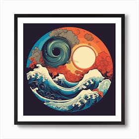 Great Wave 8 Art Print