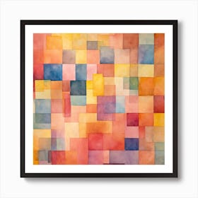 Squares Art Print