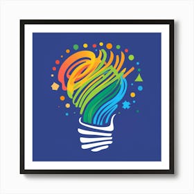 Light Bulb Art Print