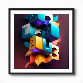 Professional Logo For The Puzzle Channel 1 Art Print