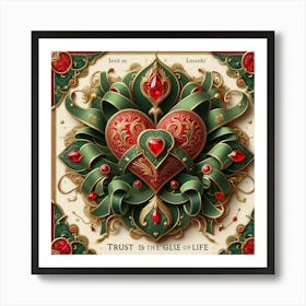 A beautiful and attractive wishing card for your love one Art Print