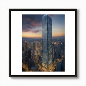 Hong Kong Skyscraper Art Print