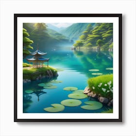 Asian Landscape 10 Art Print