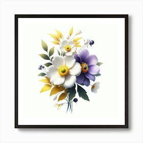 Bouquet Of Flowers 1 Art Print