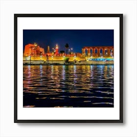 Egypt At Night 1 Art Print