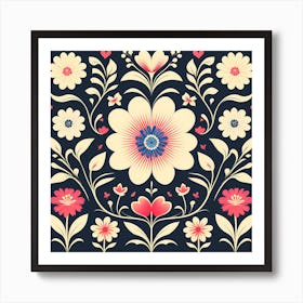 Floral Pattern Art Print