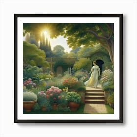 Fairytale Garden Art Print