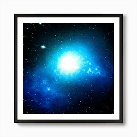 Cosmos Themed Illustration Capturing The Essence Of Elemental Magic With A Bright Double Star Patte (3) Art Print