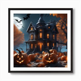 Haunted House 7 Art Print