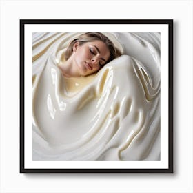 Milky Woman Art Print