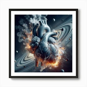 Heart Of Space Art Print