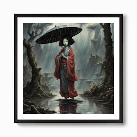 Geisha Art Print