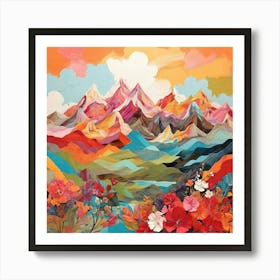 Mountain Landscape Art Print