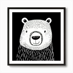 Bear Illustration Art Print