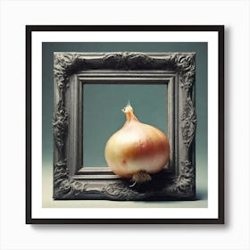 Onion In Frame Art Print