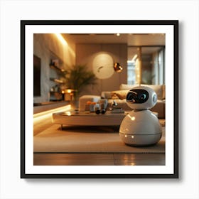 Robot In The Living Room Poster