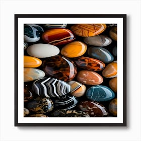 Agates Art Print