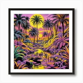 Tropical Jungle Art Print