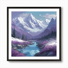 Mountain Landscape 13 Art Print