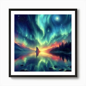 Aurora S Symphony 10 Art Print