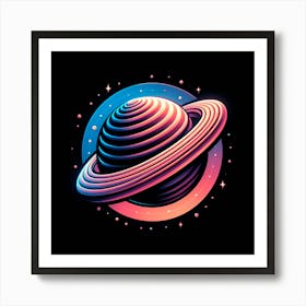 Saturn 6 Art Print