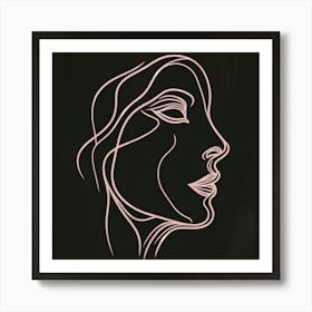 Face Of A Woman 4 Art Print