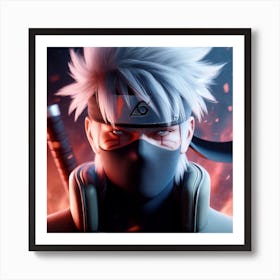 Kakashi Sensei 8 Art Print