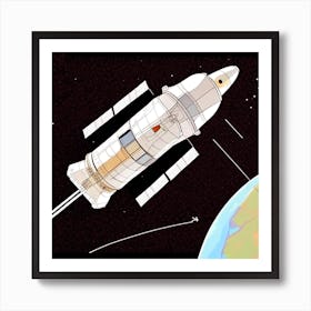 Nasa Space Station 1 Art Print