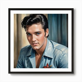 Eternal Rock 'n' Roll Icon Elvis Presley Legend Art Print