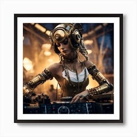 Steampunk Dj 8 Art Print