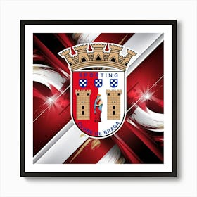 S.C. Braga Logo Wall Art 11 Art Print