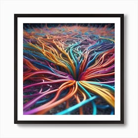 Wires 11 Art Print