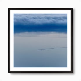 Escaping From The Fog Square Art Print
