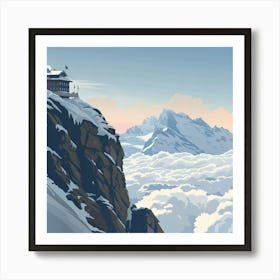 Swiss Alps Art Print