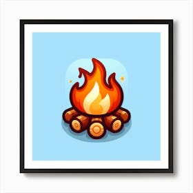 Campfire Art Print