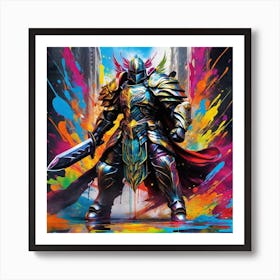 Of A Warrior Art Print