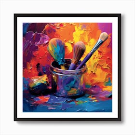 Paintbrushes Affiche