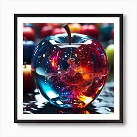 Colorful Apple Art Print