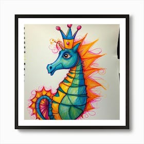 Seahorse 8 Art Print