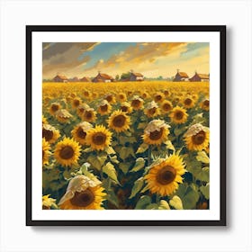 Sunflowers Art Print