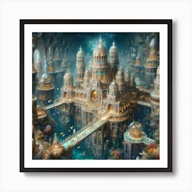 Fantasy City 2 Art Print