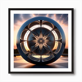 Abstract Sphere Art Print