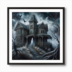 Haunted House 5 Art Print